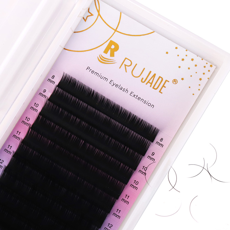 Eyelash Extension C Curl - RUJADE B C CC D Curl