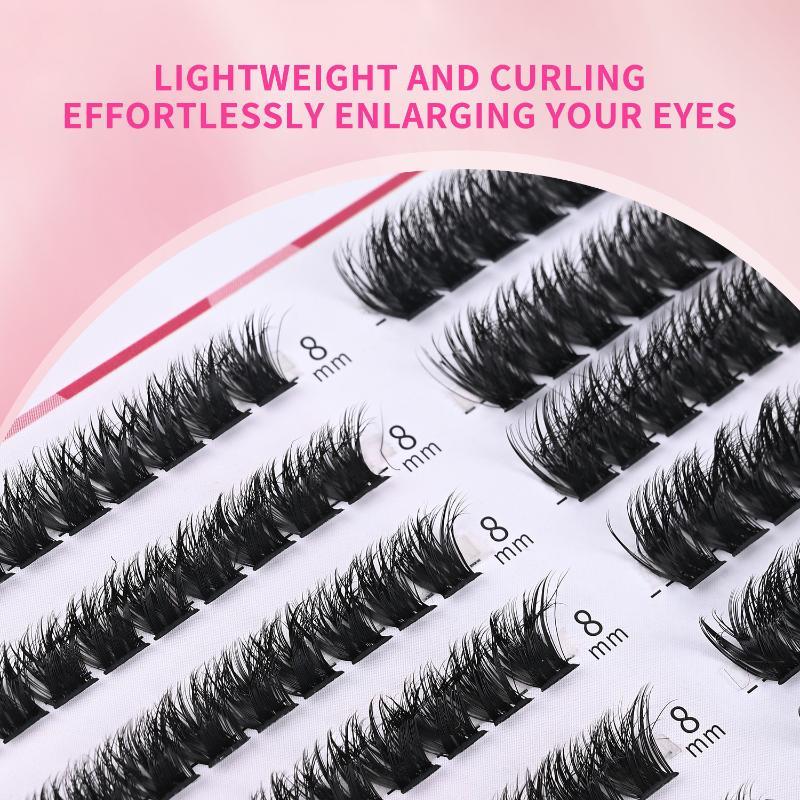 Lashes Eyelash Extension - 30 Rows Cluster Lash Extensions 8-16mm