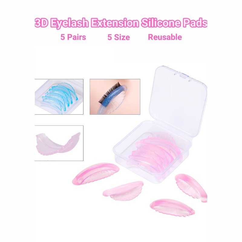 Eyelash Extension C Curl - 5Pairs Eyelash Perm Pads C Curl