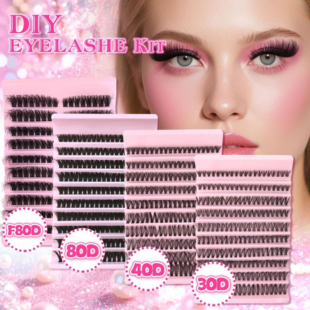 Eyelash Extension Wispy Look - Natural Look False Eyelashes Wispy Style