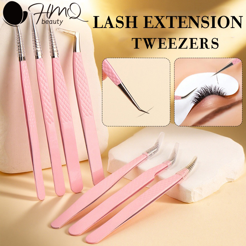 Isolation Tweezer Curved - High Precision Eyelash Extension Tweezer with