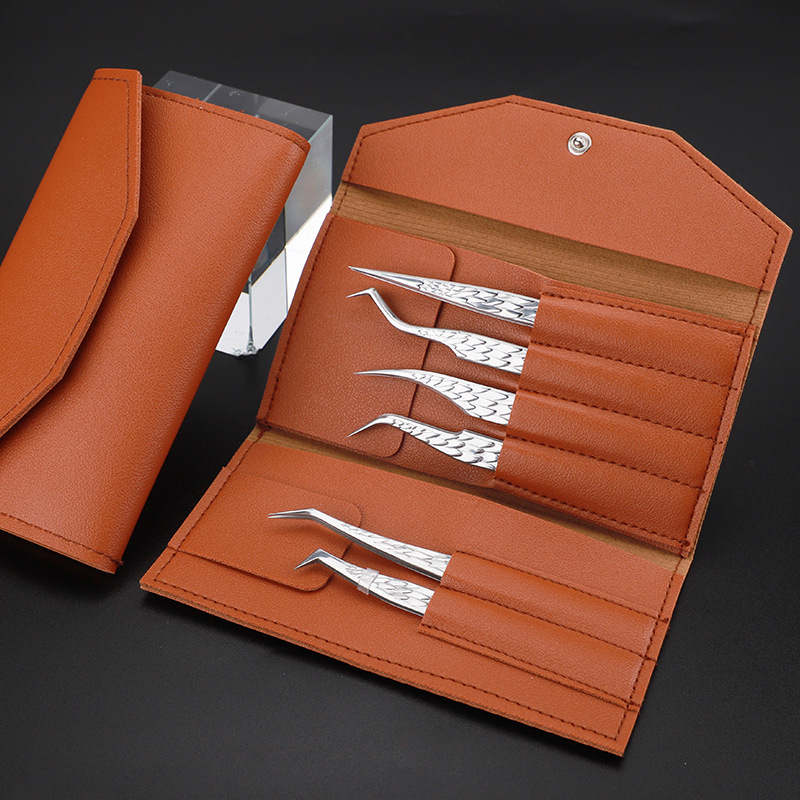6PCS Eyelashes Tweezers Set Cu - đánh giá và giá Isolation Tweezer Curved