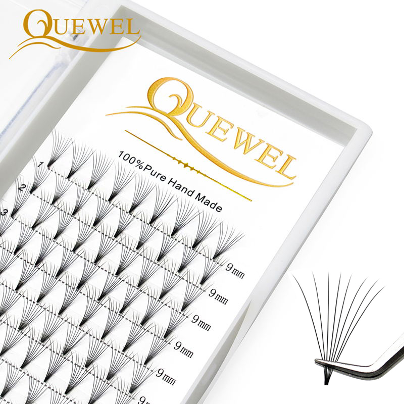 Quewel Premade Fans Lashes 8D/ - đánh giá và giá Eyelash Extension C Curl