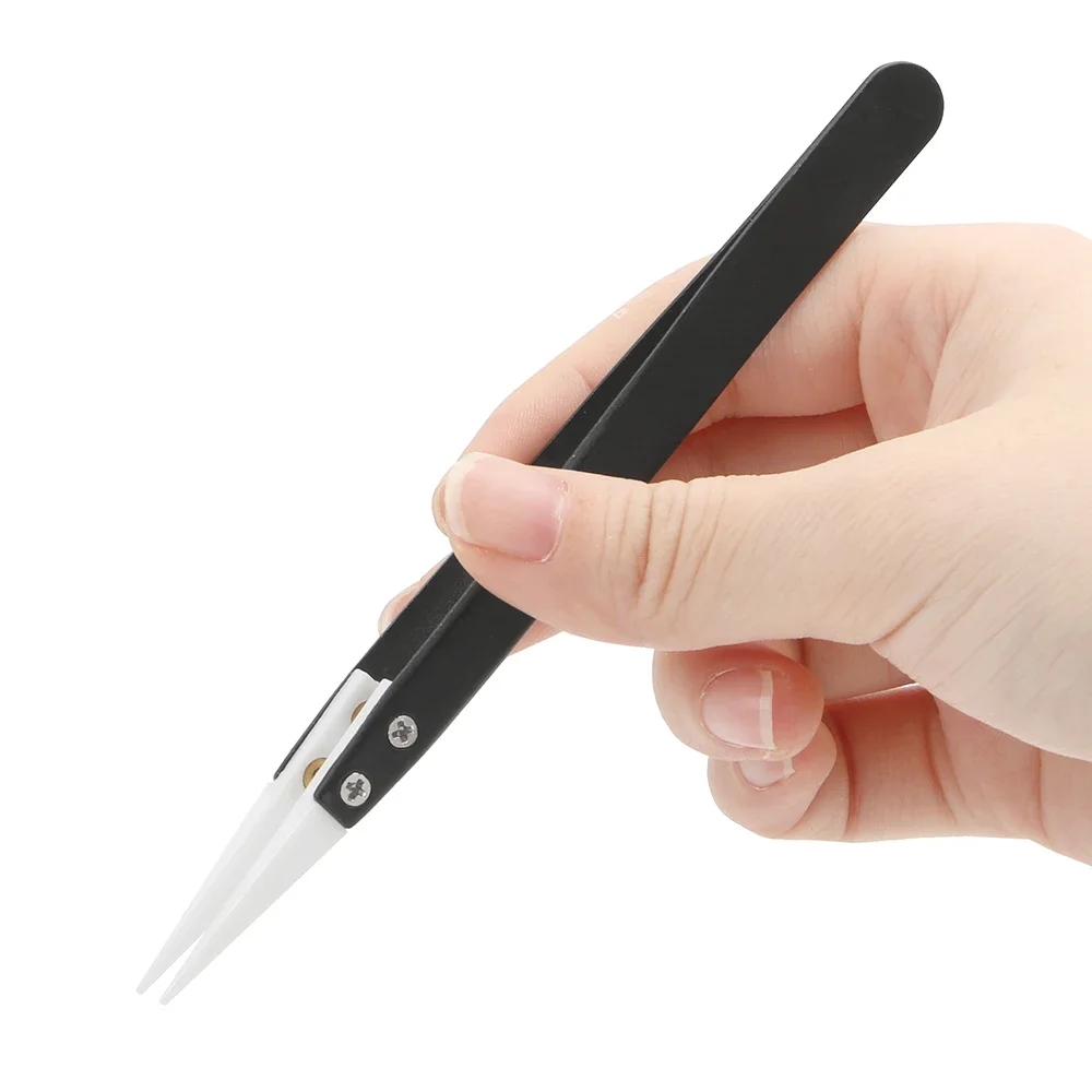 Ceramic antistatic tweezers, i - đánh giá và giá Isolation Tweezer Curved