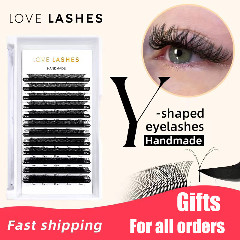 LOVE LASHES YY Shape Lash Fake - đánh giá và giá Eyelash Extension Double Volume