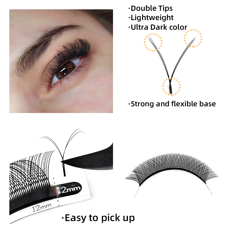 LOVE LASHES YY Shape Lash Fake - đánh giá và giá Eyelash Extension Double Volume