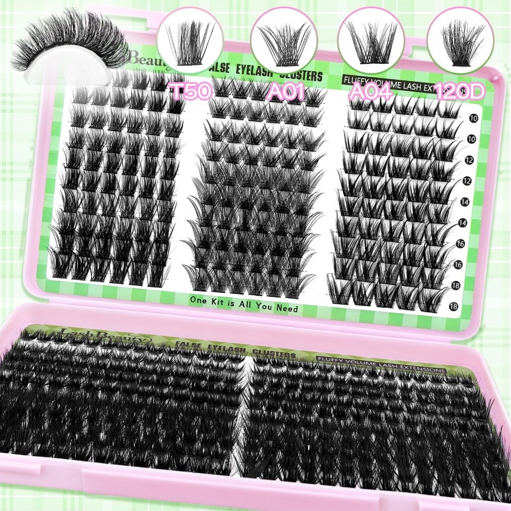 Natural Look False Eyelashes W - đánh giá và giá Eyelash Extension Wispy Look