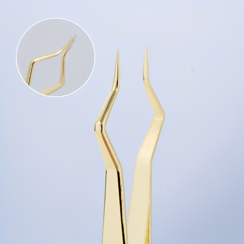 New Designed Isolation Lash Ex - đánh giá và giá Isolation Tweezer Curved