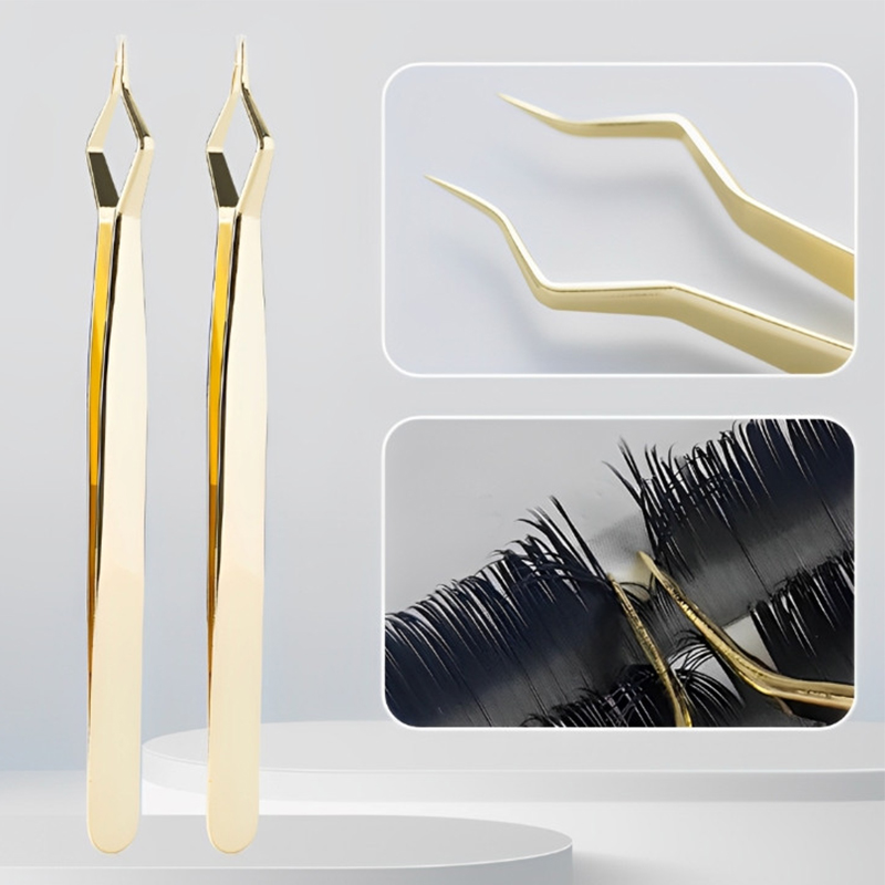 New Designed Isolation Lash Ex - đánh giá và giá Isolation Tweezer Curved