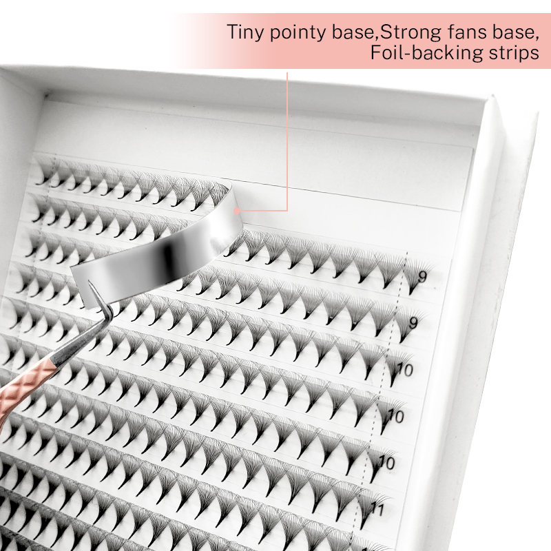 800/1600 Premade Volume Lash F - đánh giá và giá Eyelash Extension Double Volume
