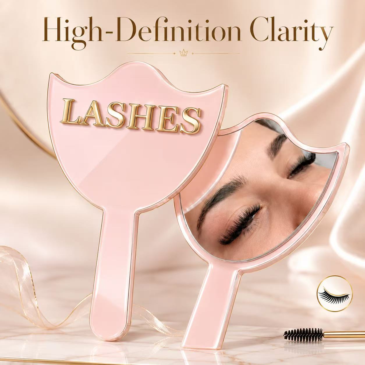 HD Glass Lash Extension Mirror - đánh giá và giá Eyelash Extension Course
