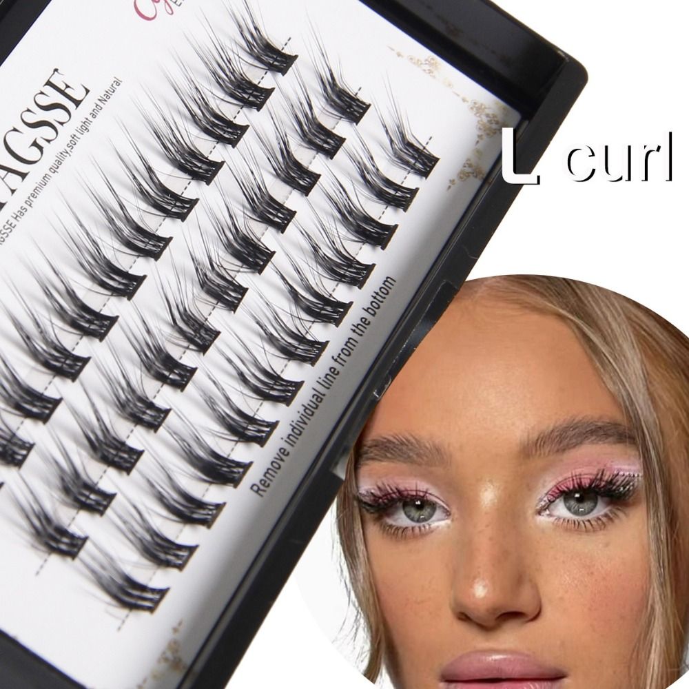 L Curl Individual Eyelashes Wi - đánh giá và giá Eyelash Extension Wispy Look