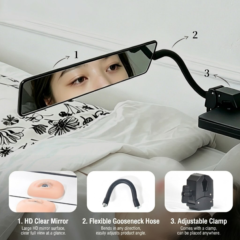New Eyelash Extension Mirror A - đánh giá và giá Eyelash Extension Course