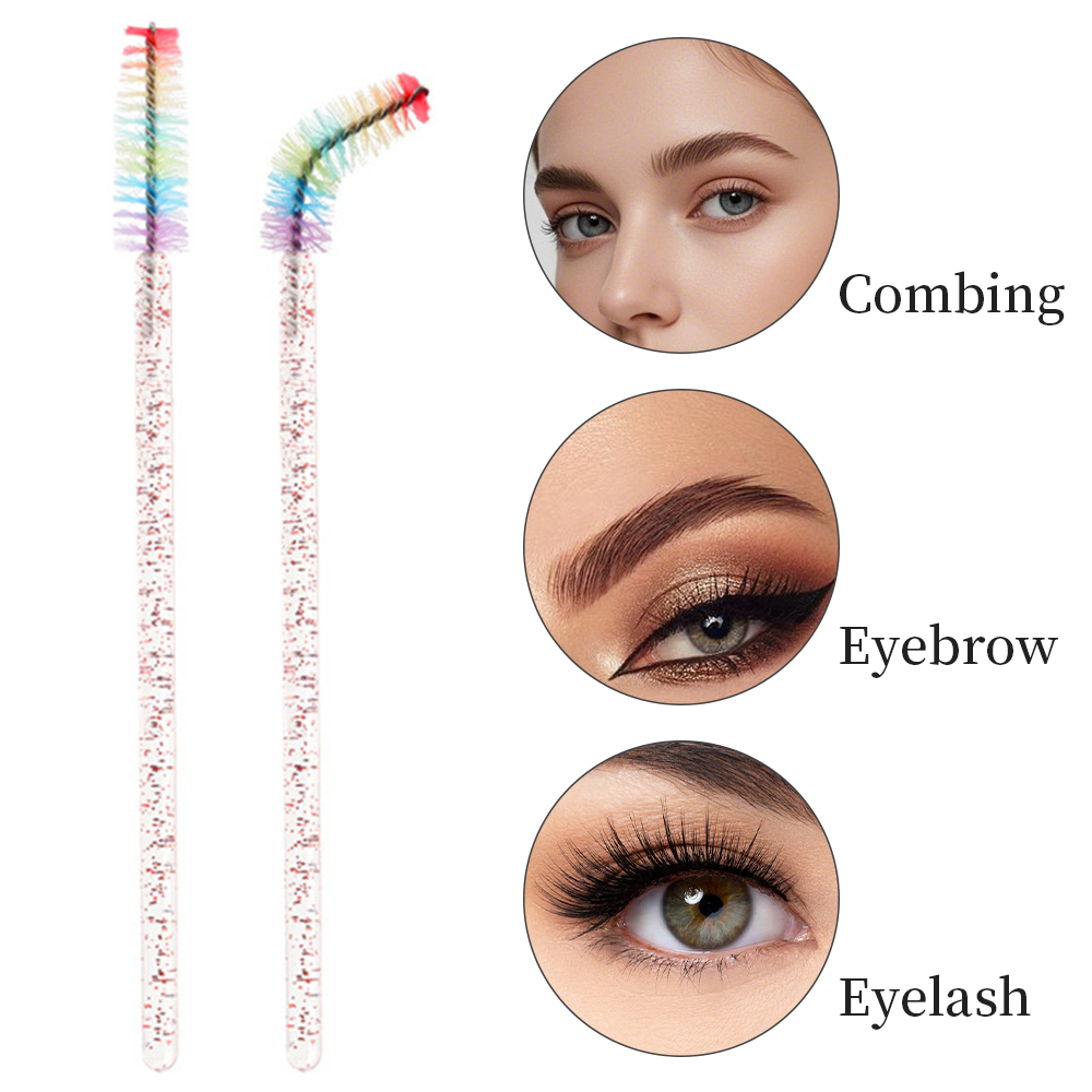 50PCS Rainbow Crystal Eyelash  - đánh giá và giá Eyelash Extension Course