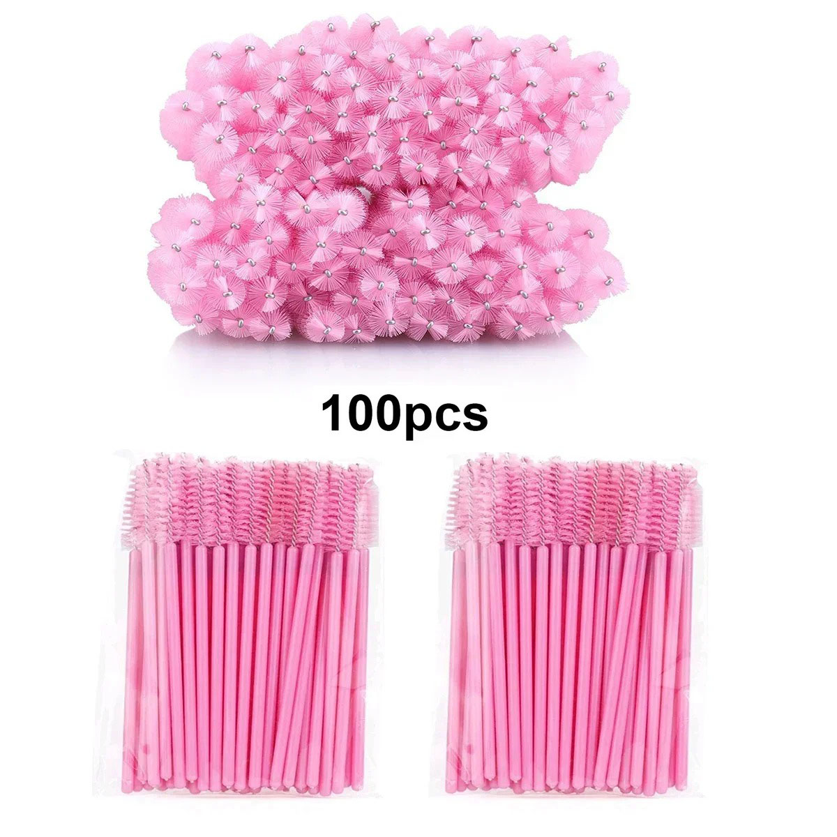 100pcs Disposable Eyelash Brus - đánh giá và giá Eyelash Extension Wholesale