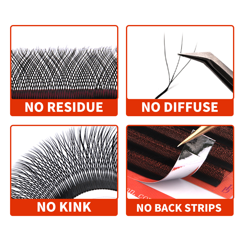 FADVAN 3D Lashes W Shaped Eyel - đánh giá và giá Eyelash Extension C Curl