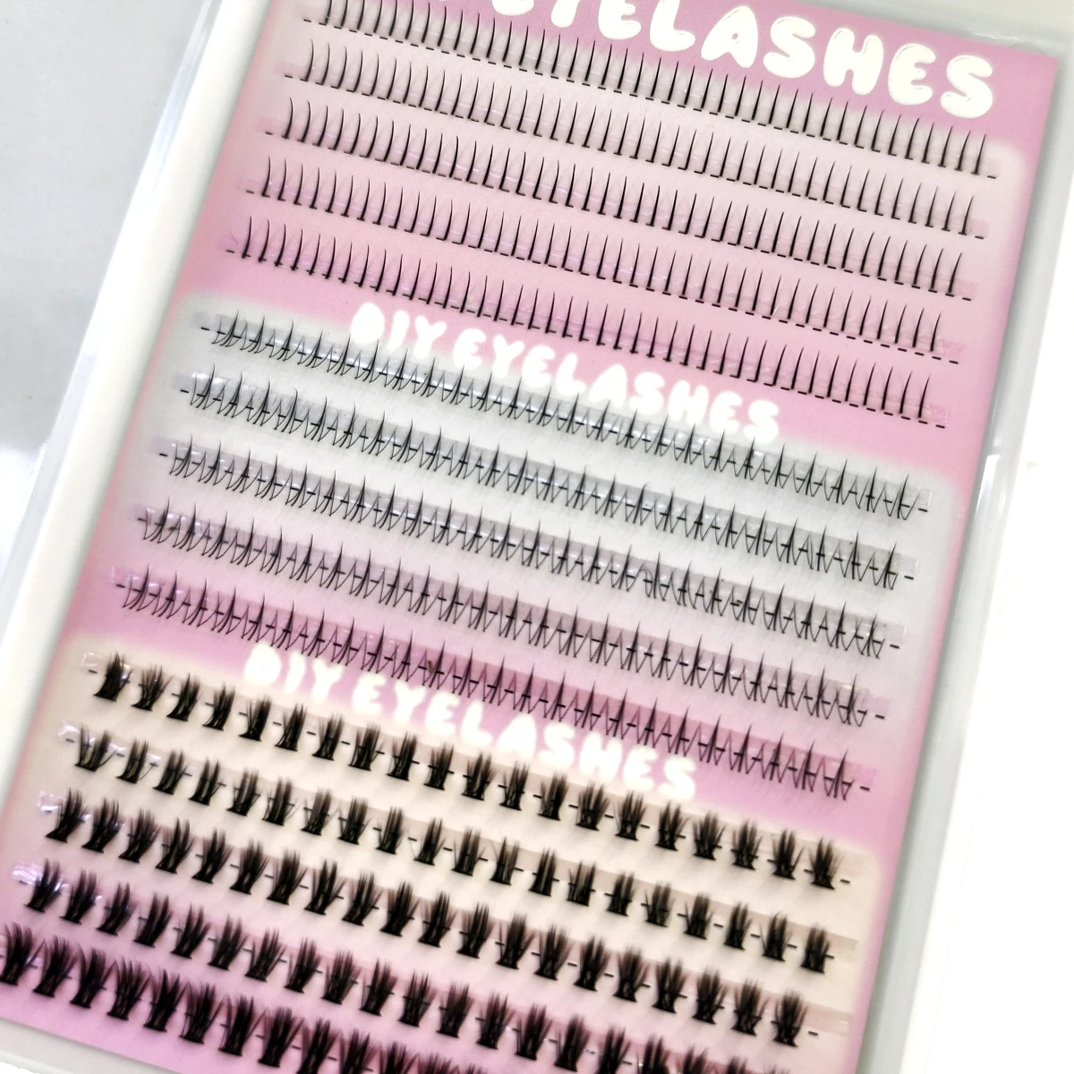 AMSDCN 3styleBottom 15rows  La - đánh giá và giá Eyelash Extension Wispy Look