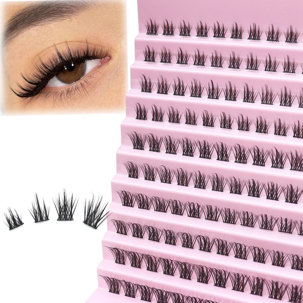 Natural Look False Eyelashes W - đánh giá và giá Eyelash Extension Wispy Look