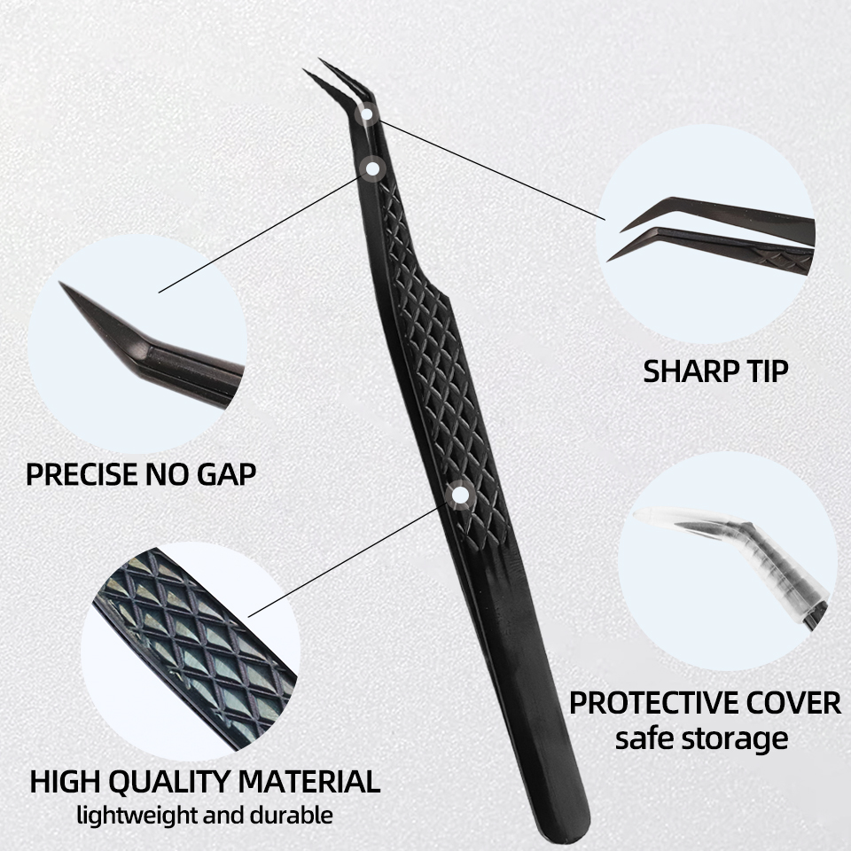 NEW 1pc Anti-static Right Angl - đánh giá và giá Isolation Tweezer Curved