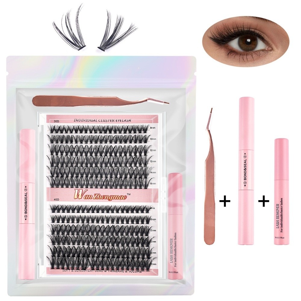8-16mm Length False Eyelashes  - đánh giá và giá Eyelash Extension Wispy Look
