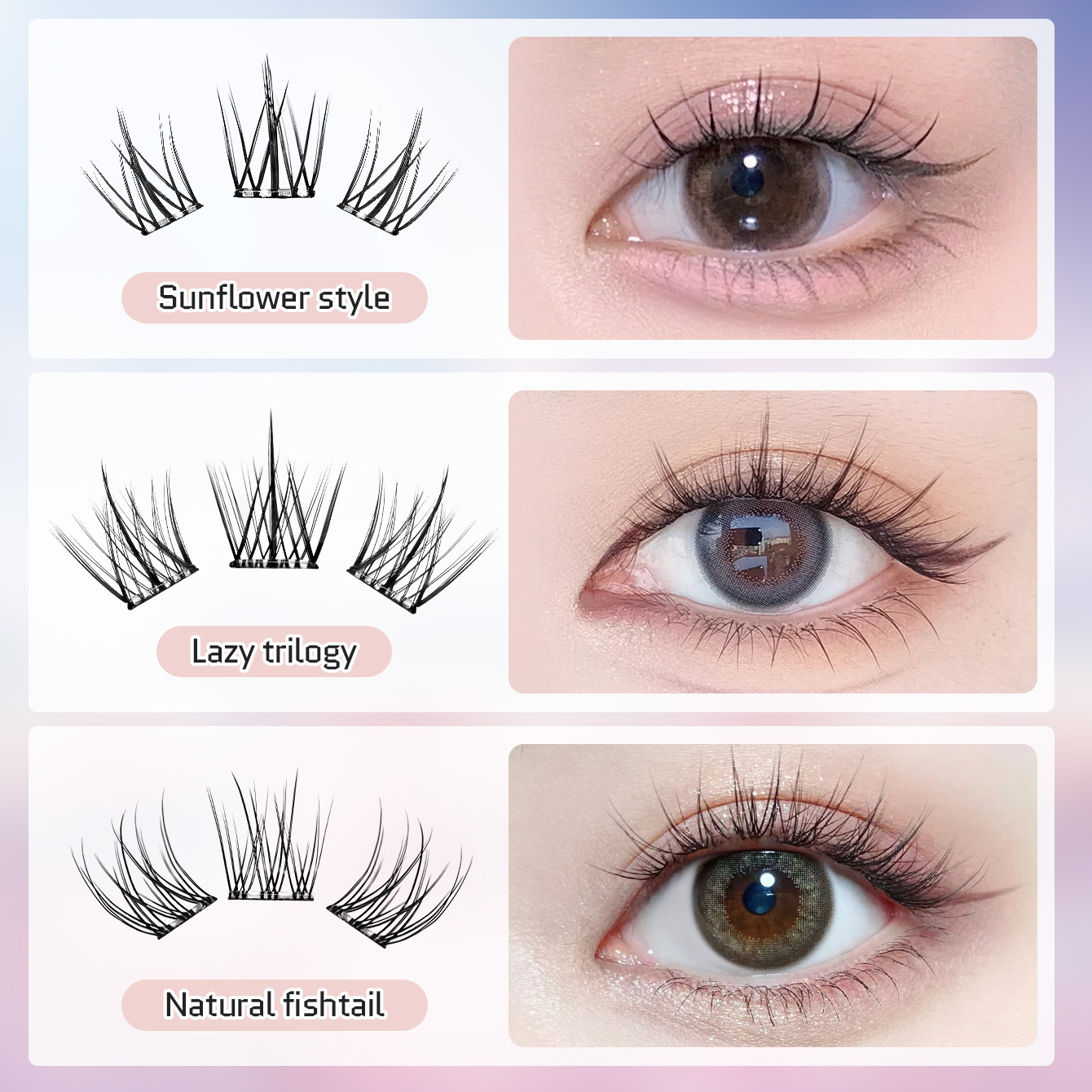 10 Rows of Large Capacity Glue - đánh giá và giá Eyelash Extension C Curl