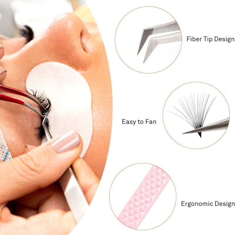 High Precision Eyelash Extensi - đánh giá và giá Isolation Tweezer Curved