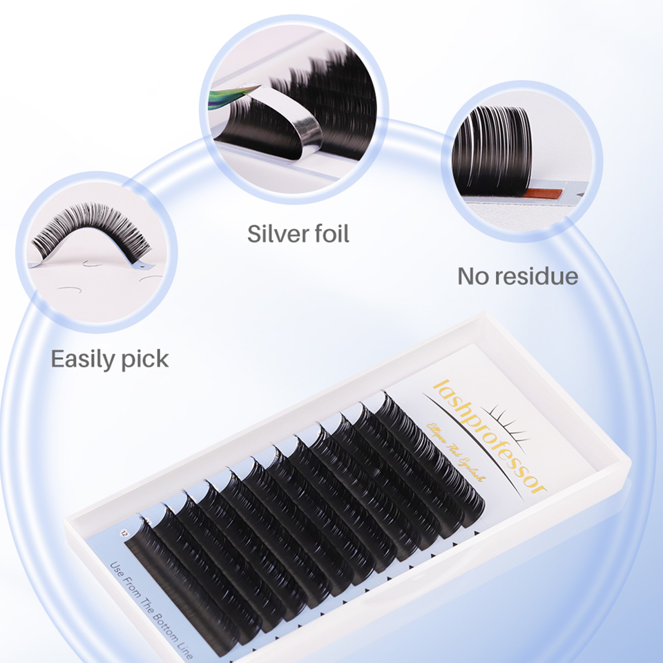 Ellipse Flat Volume Eyelash Ex - đánh giá và giá Eyelash Extension Double Volume
