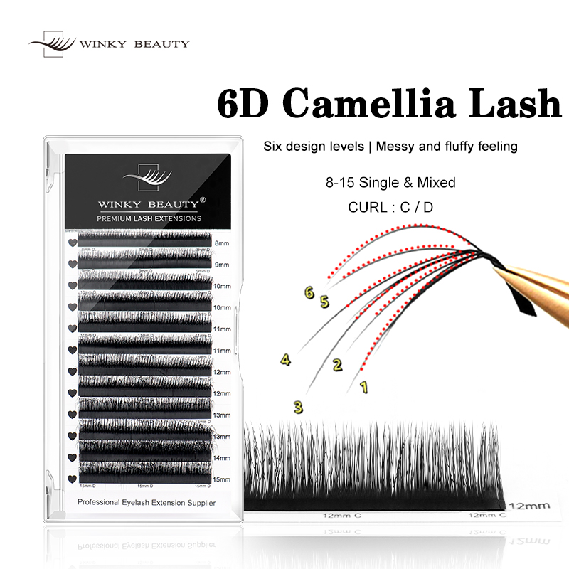 Winky Beauty 6D Wild Eyelashes - đánh giá và giá Eyelash Extension Double Volume