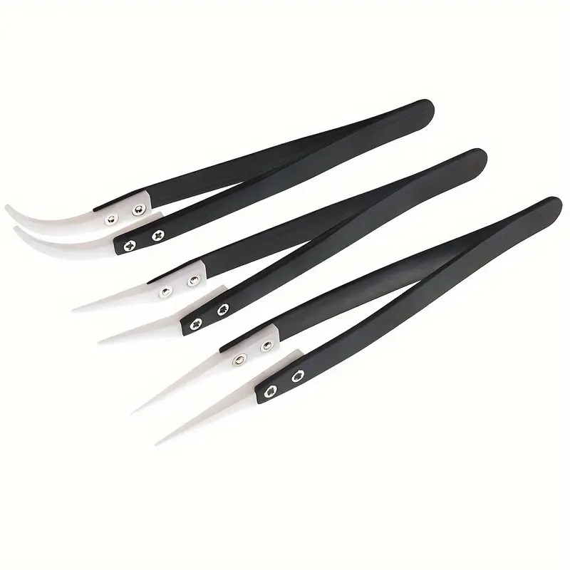Ceramic antistatic tweezers, i - đánh giá và giá Isolation Tweezer Curved